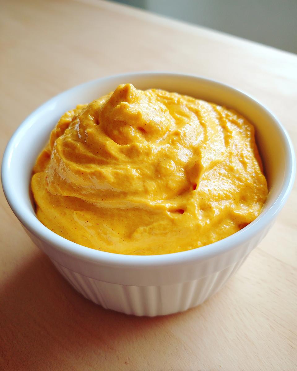 A close-up of rich, orange beer cheese dip swirled high in a white ceramic ramekin, set on a light wooden surface.