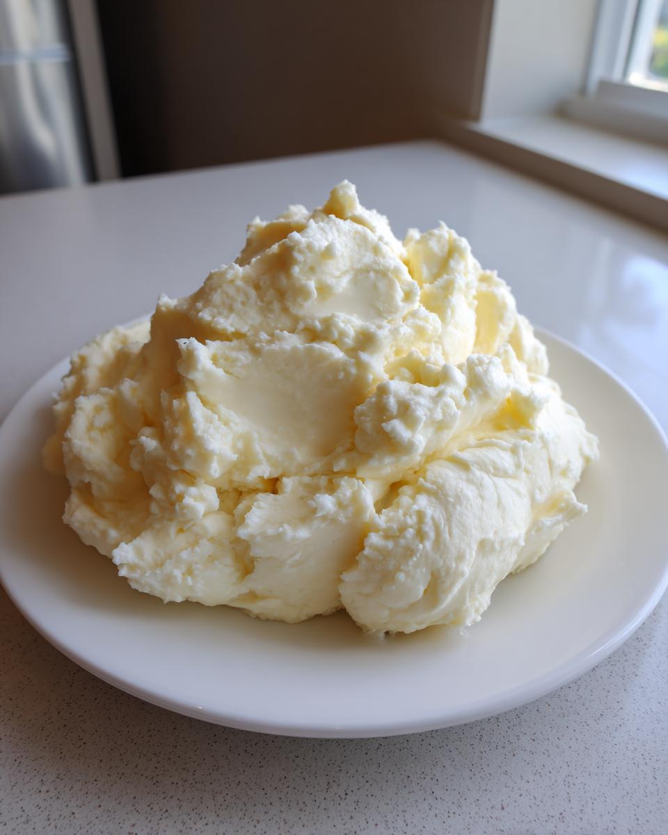 A generous mound of light, creamy, and fluffy mashed potatoes served on a white plate.
